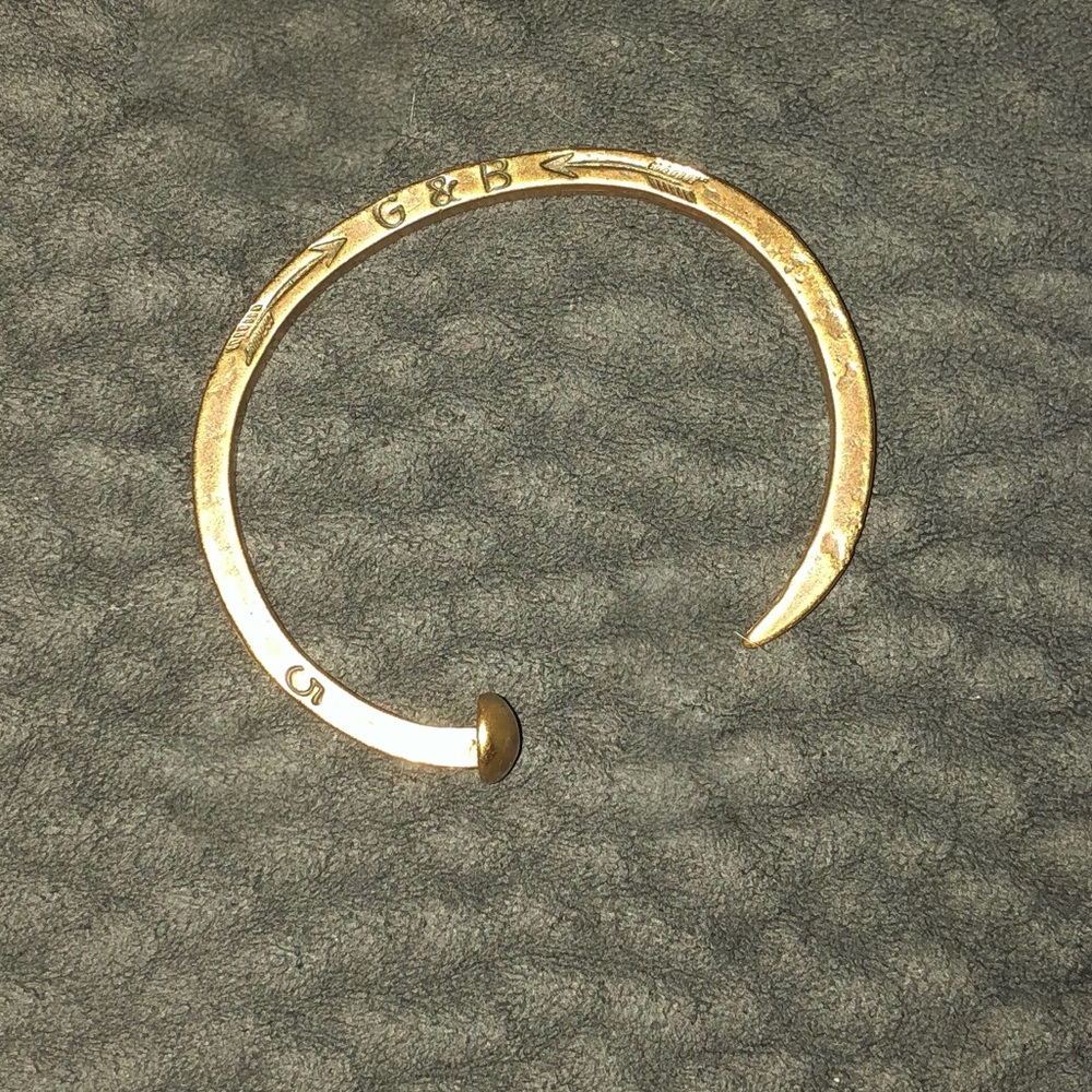 Giles and Brothers Railroad Spike Cuff Bracelet